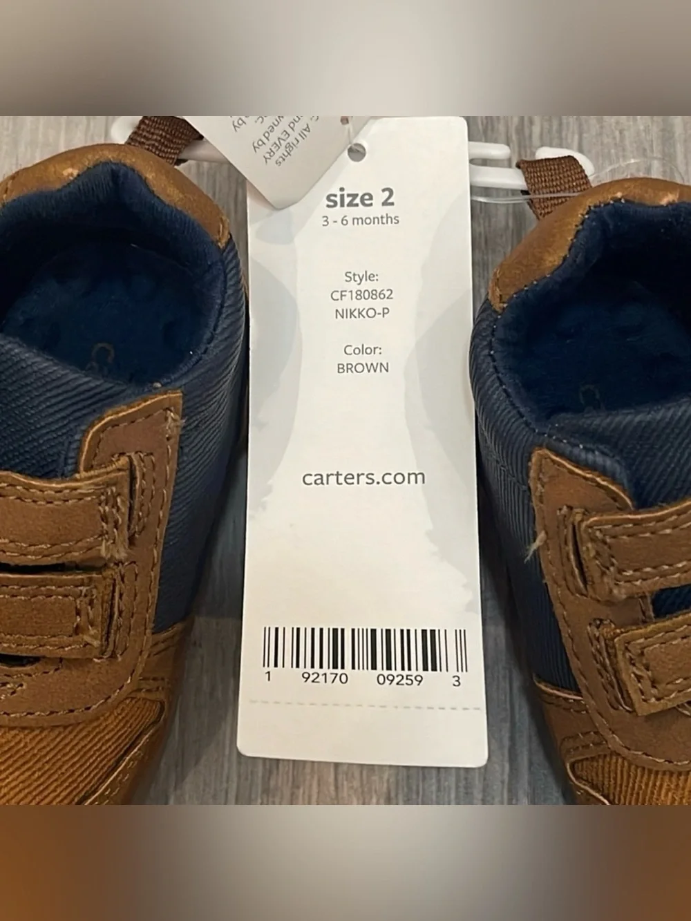 NWT Carter's Walking Brown 